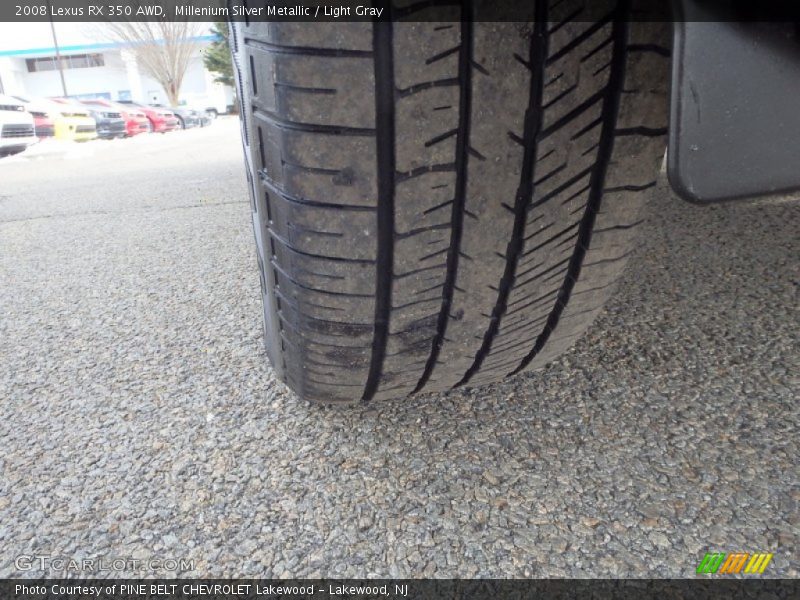 Millenium Silver Metallic / Light Gray 2008 Lexus RX 350 AWD