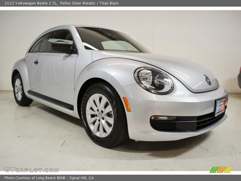 Reflex Silver Metallic / Titan Black 2013 Volkswagen Beetle 2.5L