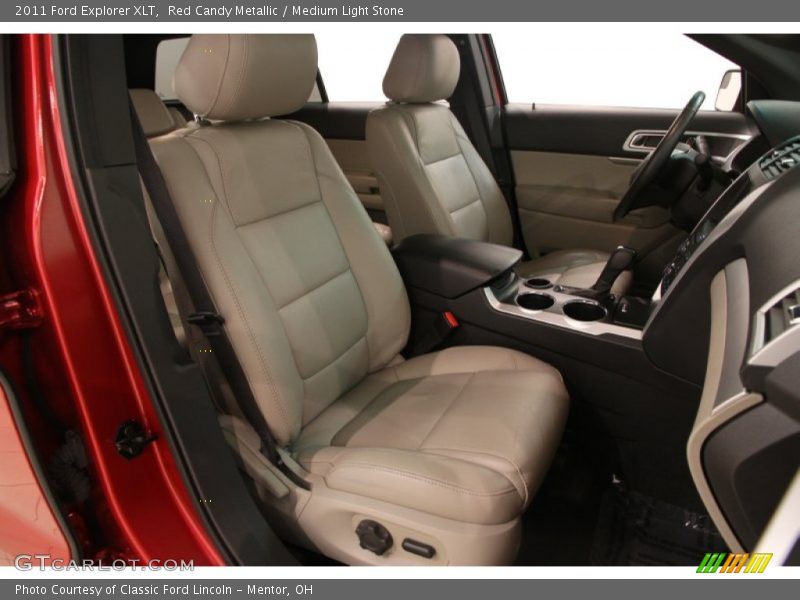 Red Candy Metallic / Medium Light Stone 2011 Ford Explorer XLT