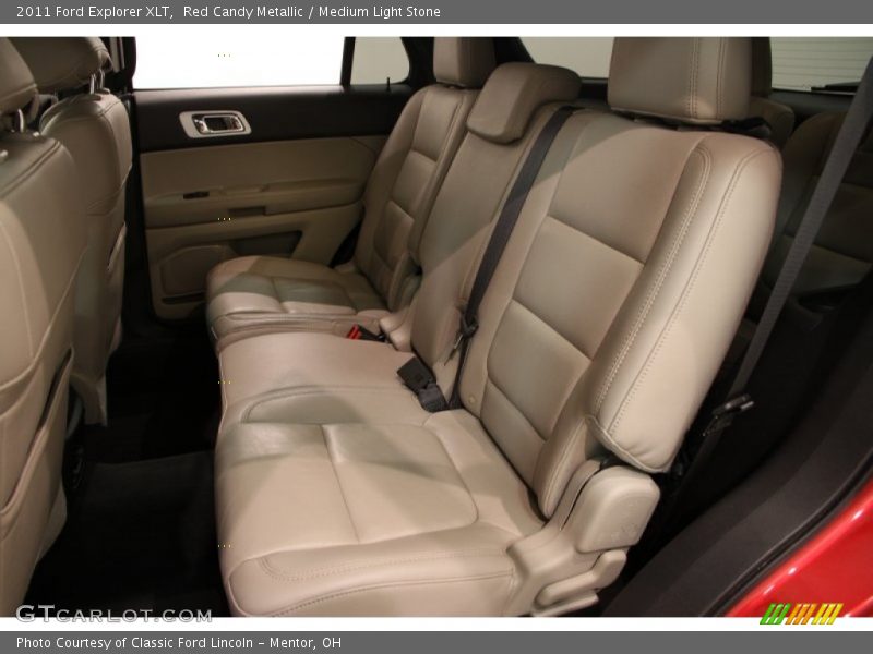 Red Candy Metallic / Medium Light Stone 2011 Ford Explorer XLT