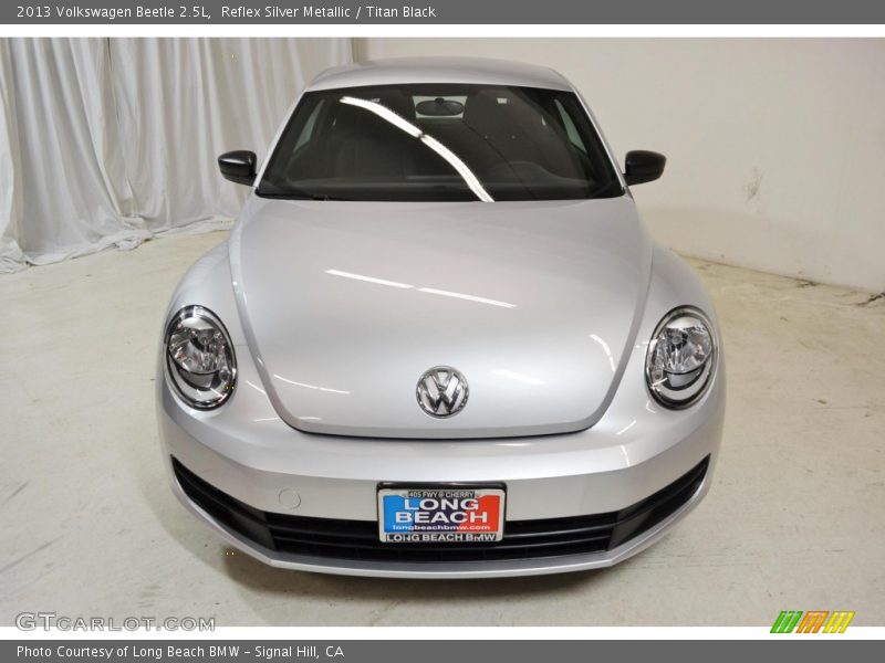 Reflex Silver Metallic / Titan Black 2013 Volkswagen Beetle 2.5L