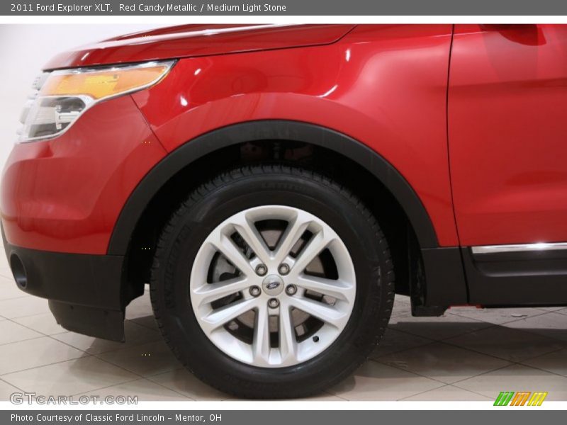 Red Candy Metallic / Medium Light Stone 2011 Ford Explorer XLT