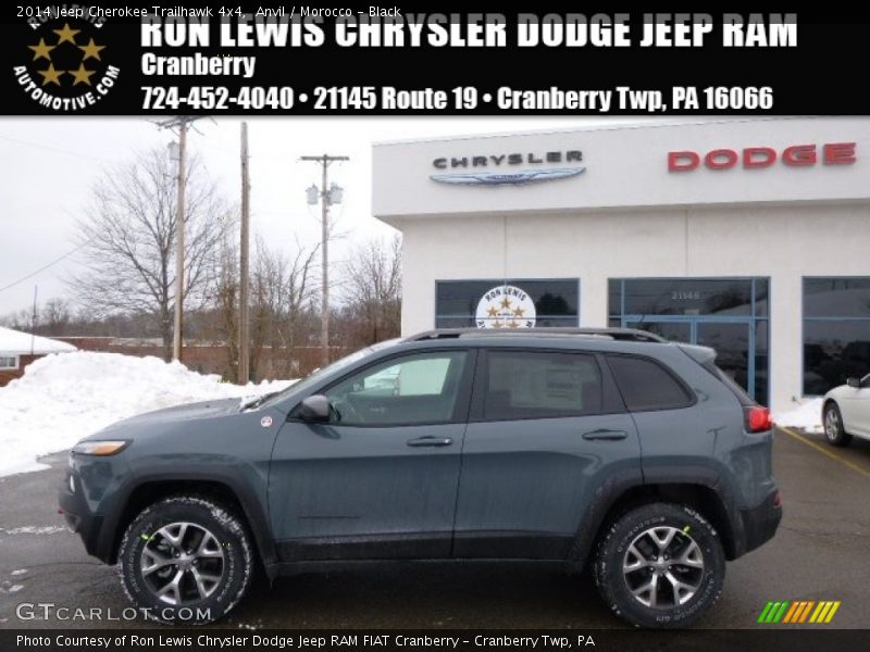 Anvil / Morocco - Black 2014 Jeep Cherokee Trailhawk 4x4