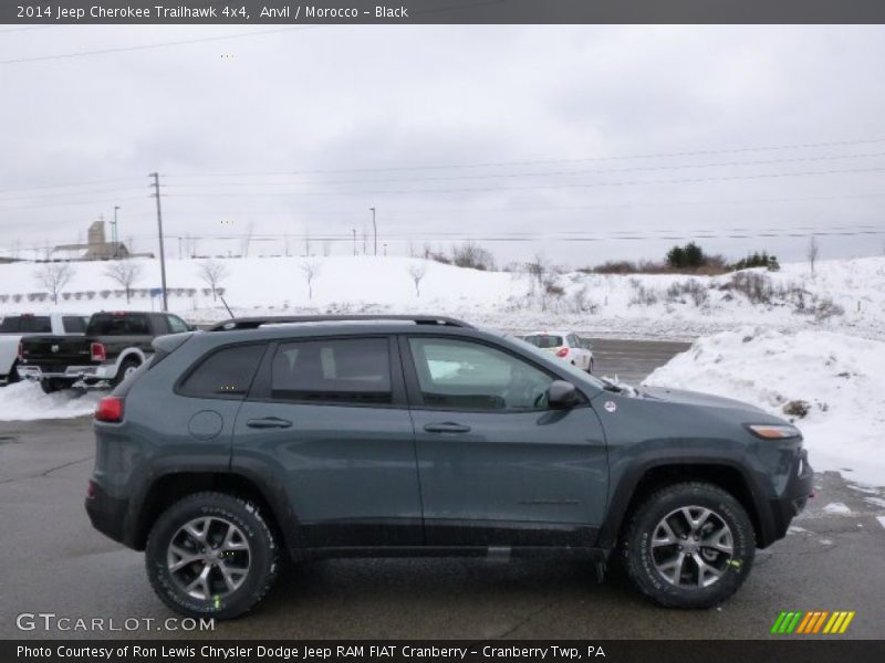 Anvil / Morocco - Black 2014 Jeep Cherokee Trailhawk 4x4