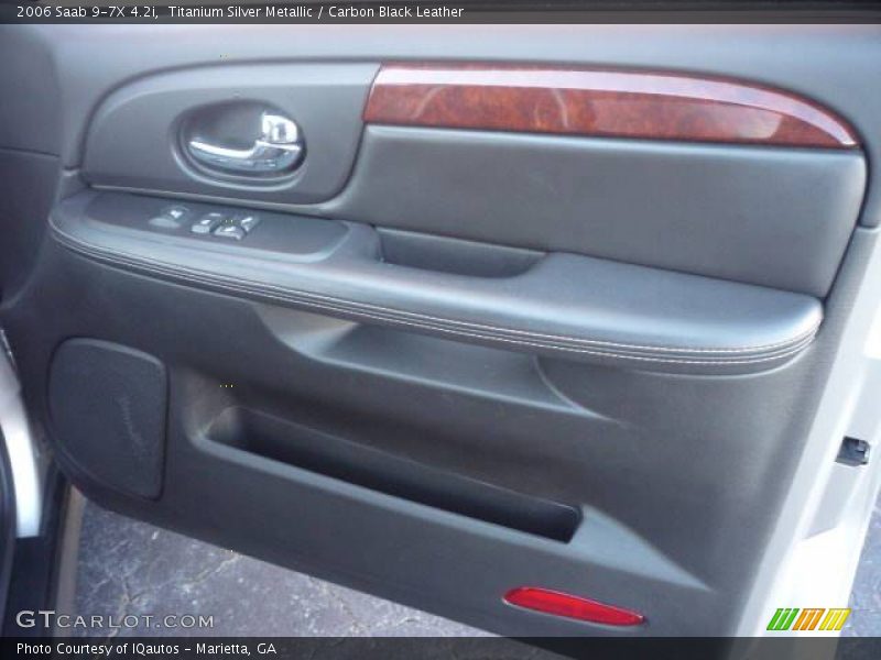 Titanium Silver Metallic / Carbon Black Leather 2006 Saab 9-7X 4.2i