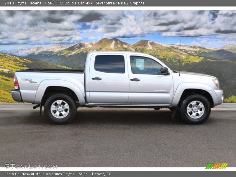 Silver Streak Mica / Graphite 2010 Toyota Tacoma V6 SR5 TRD Double Cab 4x4