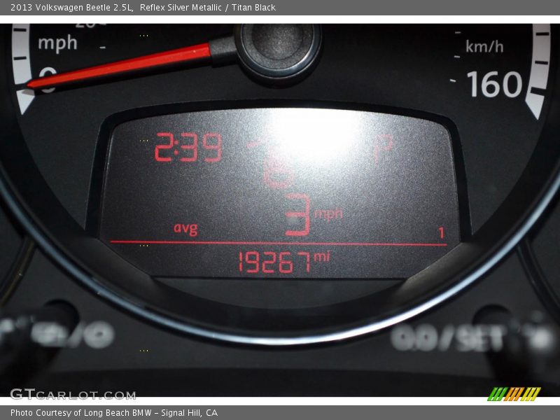 Reflex Silver Metallic / Titan Black 2013 Volkswagen Beetle 2.5L