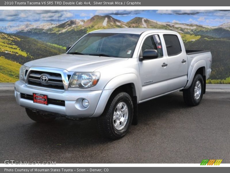 Silver Streak Mica / Graphite 2010 Toyota Tacoma V6 SR5 TRD Double Cab 4x4
