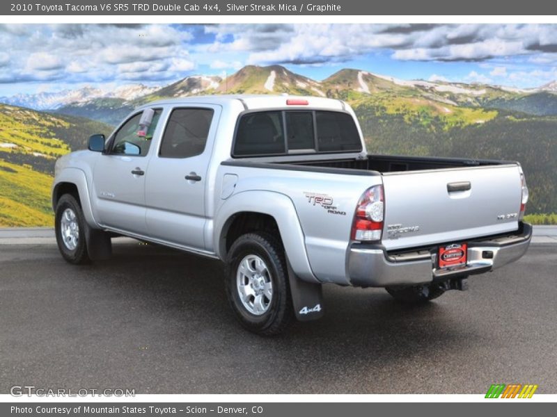 Silver Streak Mica / Graphite 2010 Toyota Tacoma V6 SR5 TRD Double Cab 4x4