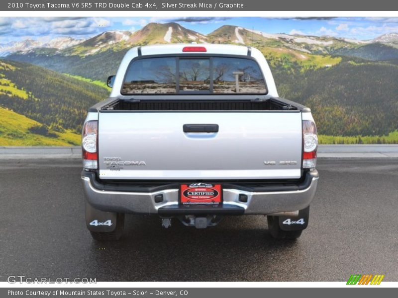 Silver Streak Mica / Graphite 2010 Toyota Tacoma V6 SR5 TRD Double Cab 4x4