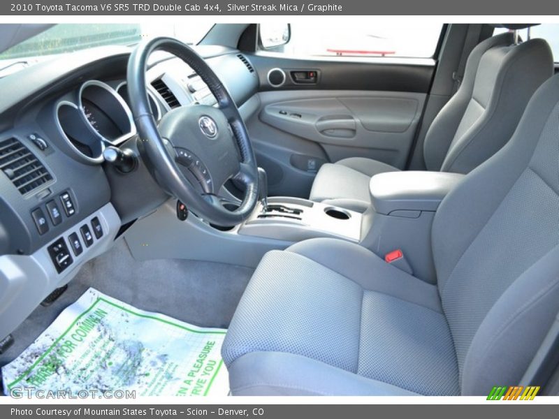 Silver Streak Mica / Graphite 2010 Toyota Tacoma V6 SR5 TRD Double Cab 4x4