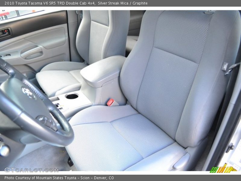Silver Streak Mica / Graphite 2010 Toyota Tacoma V6 SR5 TRD Double Cab 4x4