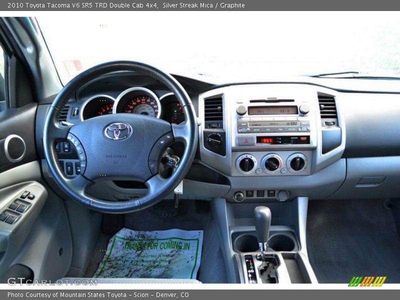 Silver Streak Mica / Graphite 2010 Toyota Tacoma V6 SR5 TRD Double Cab 4x4