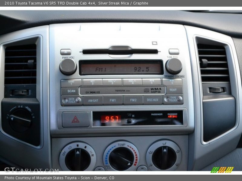 Silver Streak Mica / Graphite 2010 Toyota Tacoma V6 SR5 TRD Double Cab 4x4