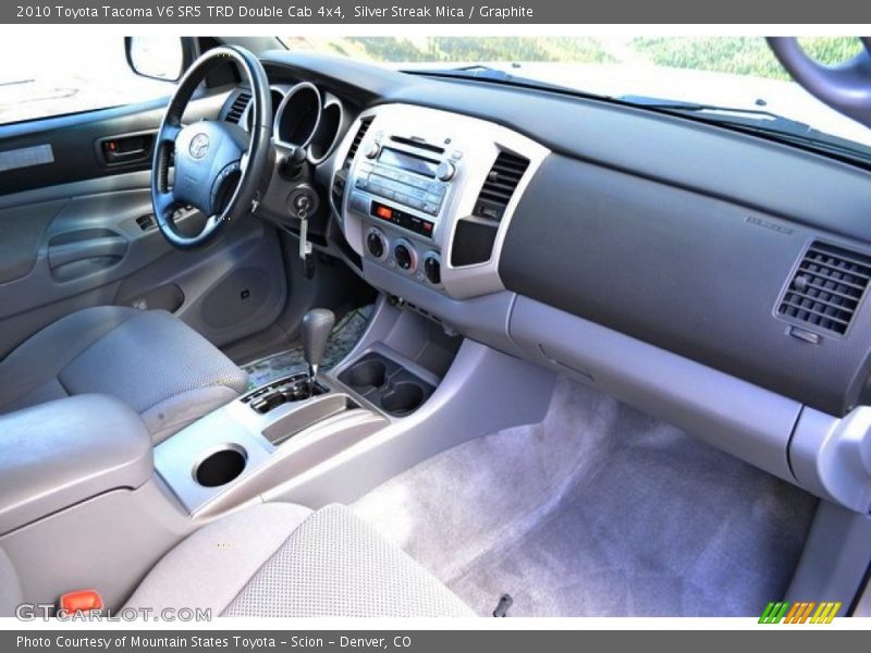 Silver Streak Mica / Graphite 2010 Toyota Tacoma V6 SR5 TRD Double Cab 4x4