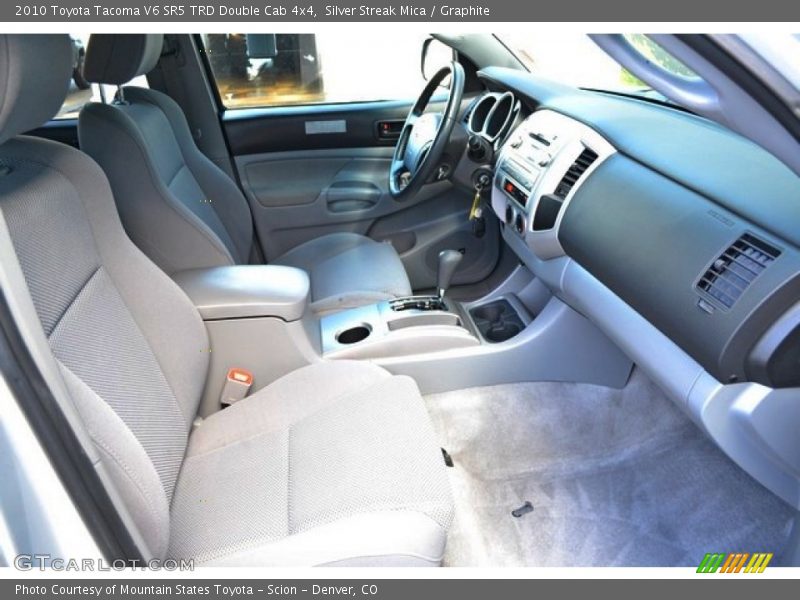 Silver Streak Mica / Graphite 2010 Toyota Tacoma V6 SR5 TRD Double Cab 4x4