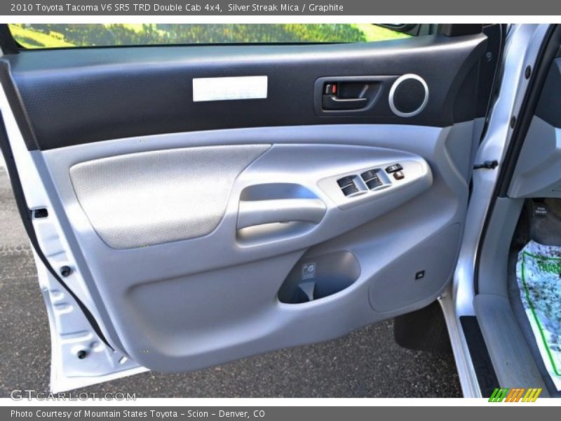 Silver Streak Mica / Graphite 2010 Toyota Tacoma V6 SR5 TRD Double Cab 4x4
