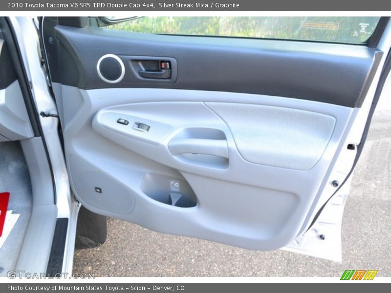 Silver Streak Mica / Graphite 2010 Toyota Tacoma V6 SR5 TRD Double Cab 4x4