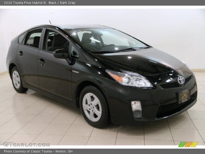 Black / Dark Gray 2010 Toyota Prius Hybrid III