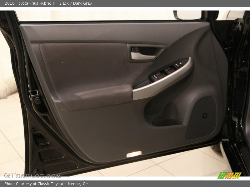 Black / Dark Gray 2010 Toyota Prius Hybrid III