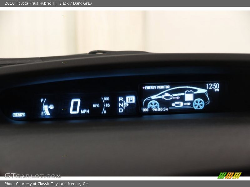 Black / Dark Gray 2010 Toyota Prius Hybrid III