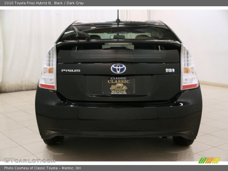 Black / Dark Gray 2010 Toyota Prius Hybrid III