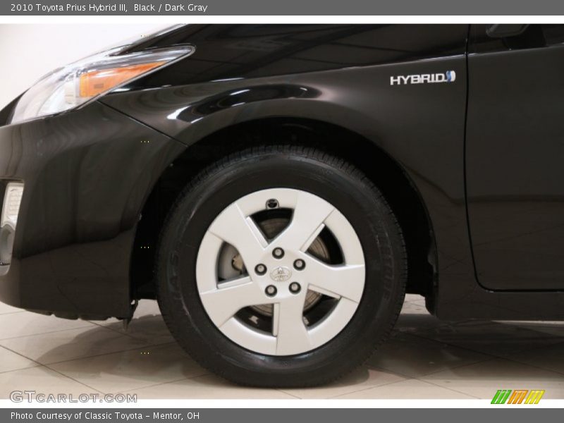 Black / Dark Gray 2010 Toyota Prius Hybrid III