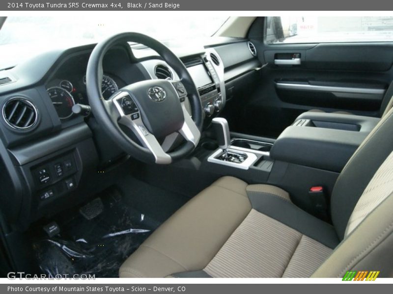 Black / Sand Beige 2014 Toyota Tundra SR5 Crewmax 4x4