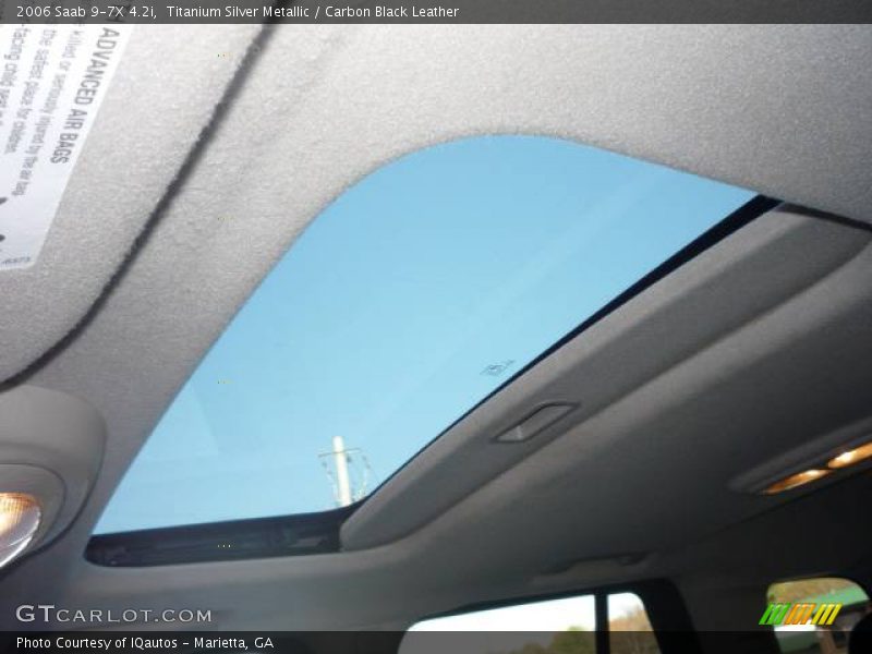 Titanium Silver Metallic / Carbon Black Leather 2006 Saab 9-7X 4.2i