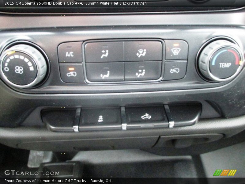 Controls of 2015 Sierra 2500HD Double Cab 4x4