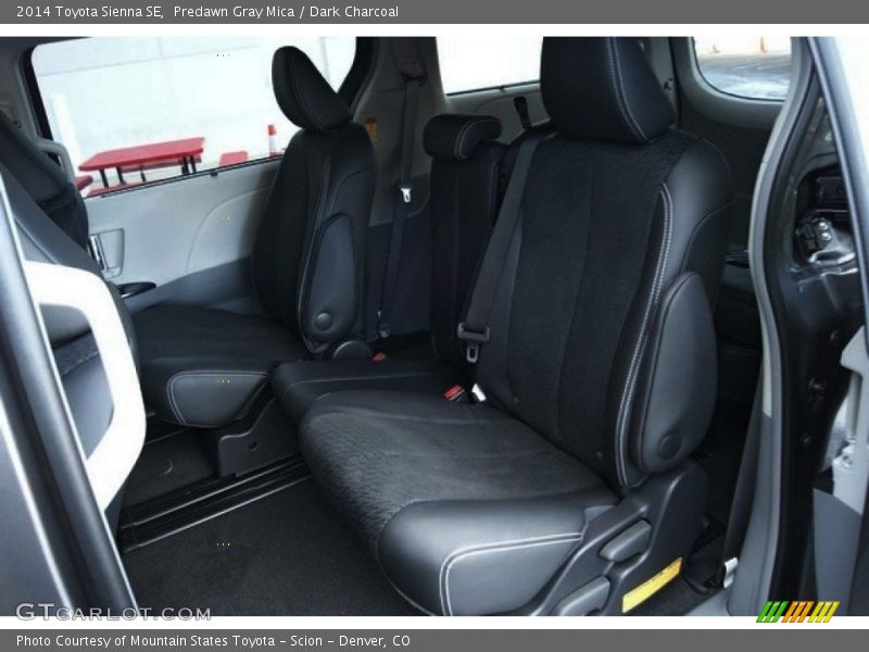 Rear Seat of 2014 Sienna SE