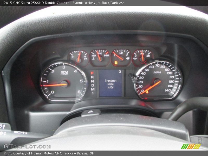  2015 Sierra 2500HD Double Cab 4x4 Double Cab 4x4 Gauges