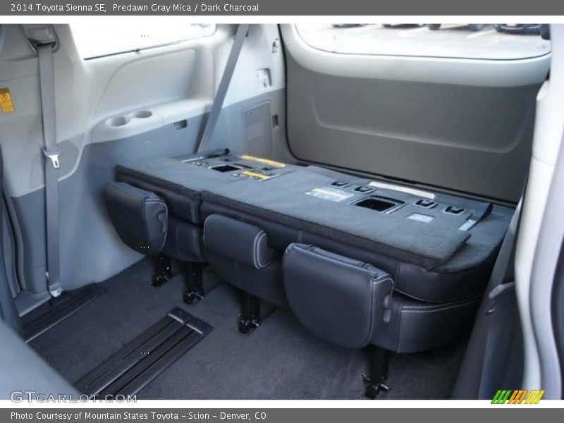 Rear Seat of 2014 Sienna SE