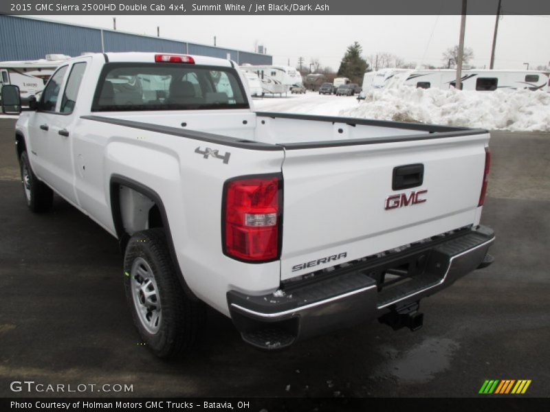 Summit White / Jet Black/Dark Ash 2015 GMC Sierra 2500HD Double Cab 4x4