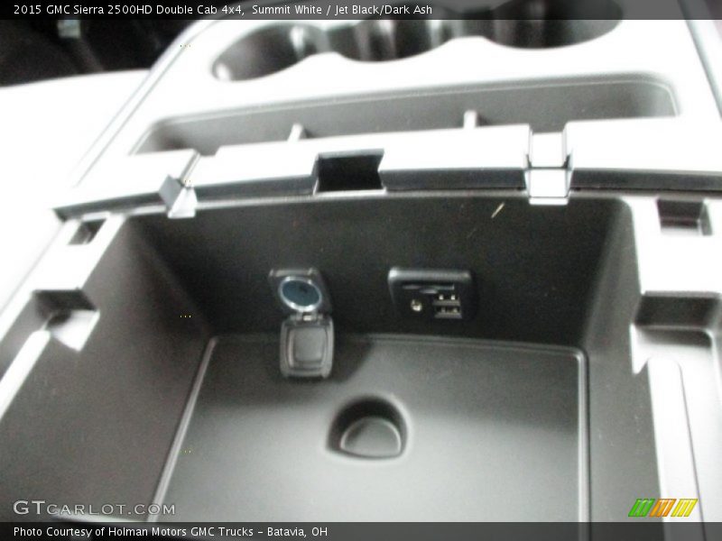 Summit White / Jet Black/Dark Ash 2015 GMC Sierra 2500HD Double Cab 4x4