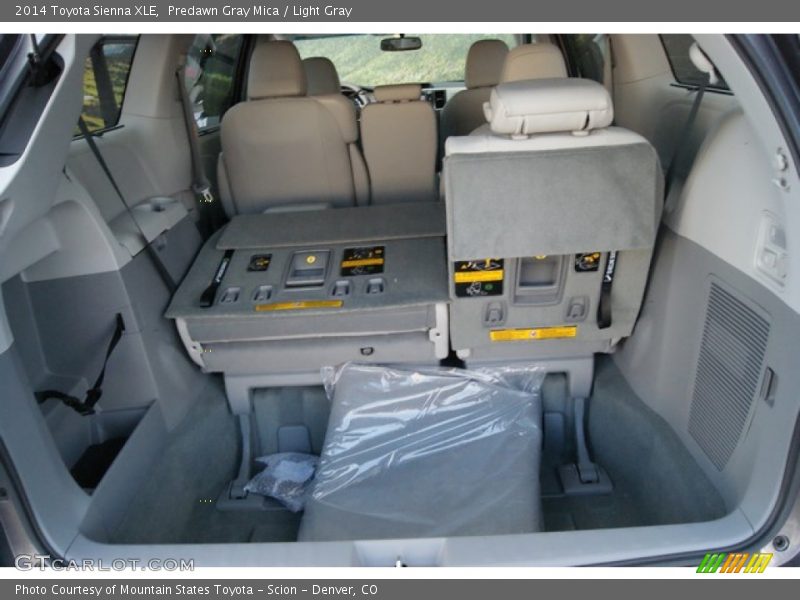 Predawn Gray Mica / Light Gray 2014 Toyota Sienna XLE