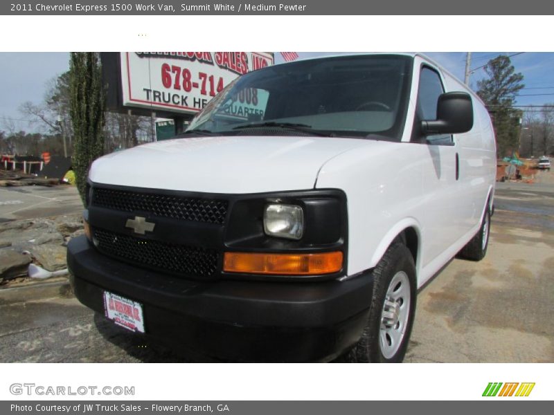 Summit White / Medium Pewter 2011 Chevrolet Express 1500 Work Van
