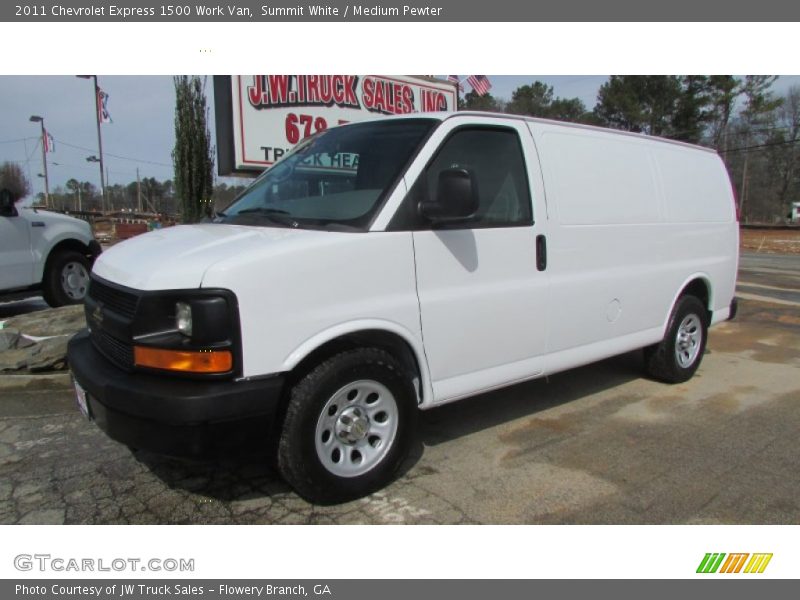 Summit White / Medium Pewter 2011 Chevrolet Express 1500 Work Van