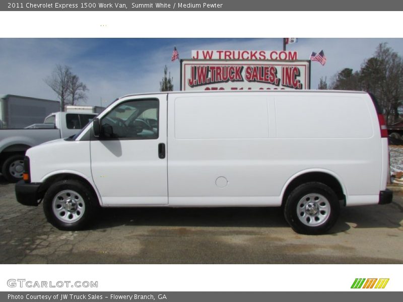 Summit White / Medium Pewter 2011 Chevrolet Express 1500 Work Van
