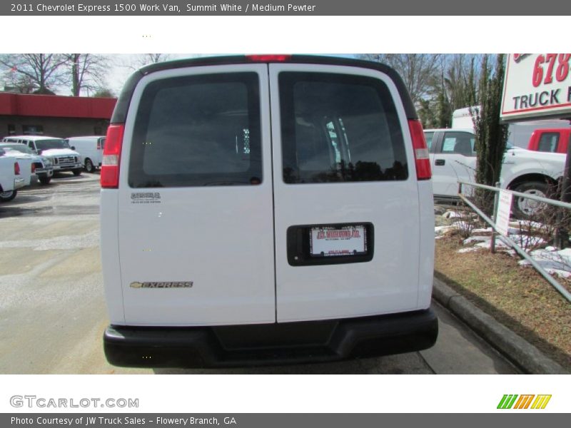 Summit White / Medium Pewter 2011 Chevrolet Express 1500 Work Van