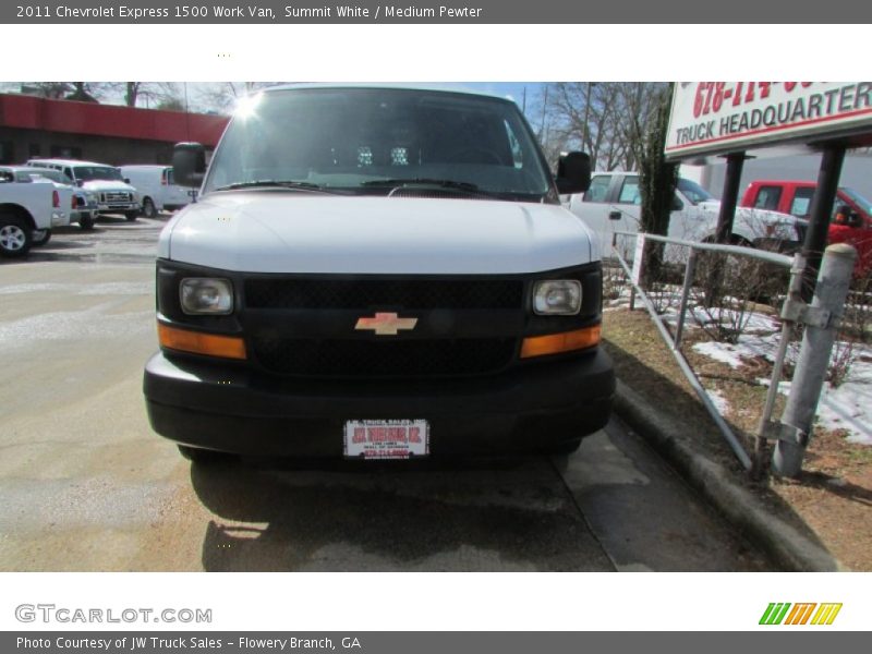 Summit White / Medium Pewter 2011 Chevrolet Express 1500 Work Van