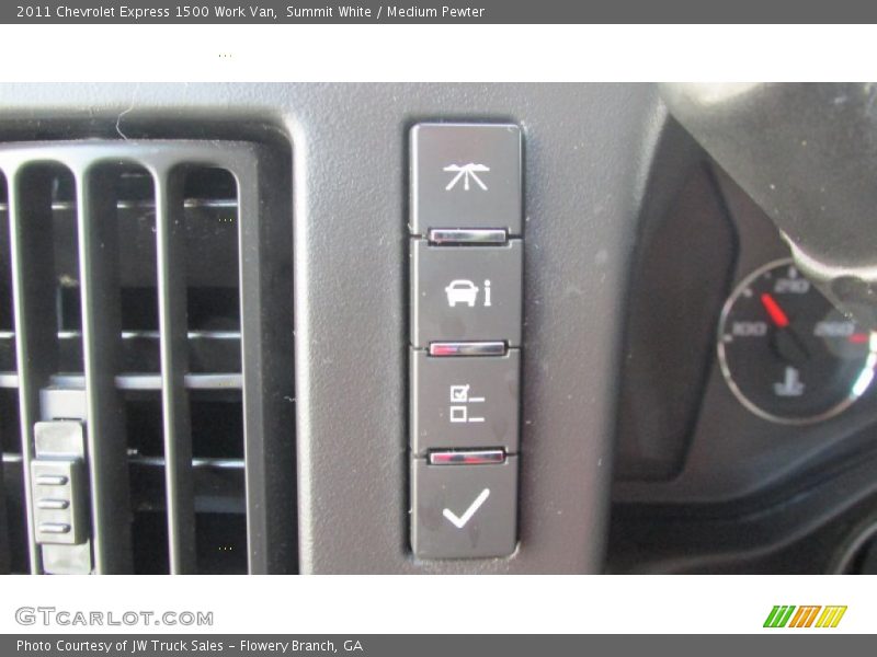 Summit White / Medium Pewter 2011 Chevrolet Express 1500 Work Van