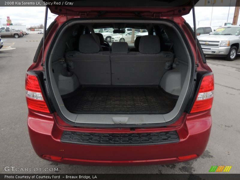 Spicy Red / Gray 2008 Kia Sorento LX