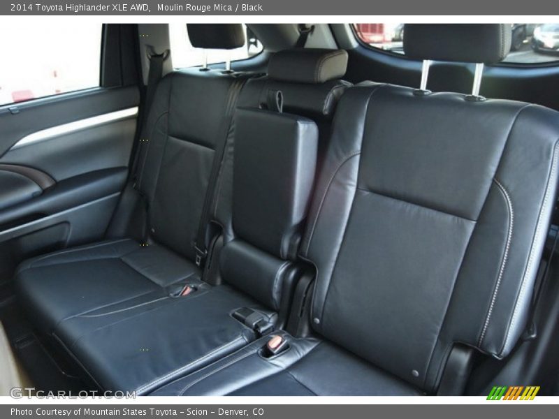 Moulin Rouge Mica / Black 2014 Toyota Highlander XLE AWD