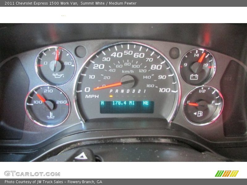 Summit White / Medium Pewter 2011 Chevrolet Express 1500 Work Van
