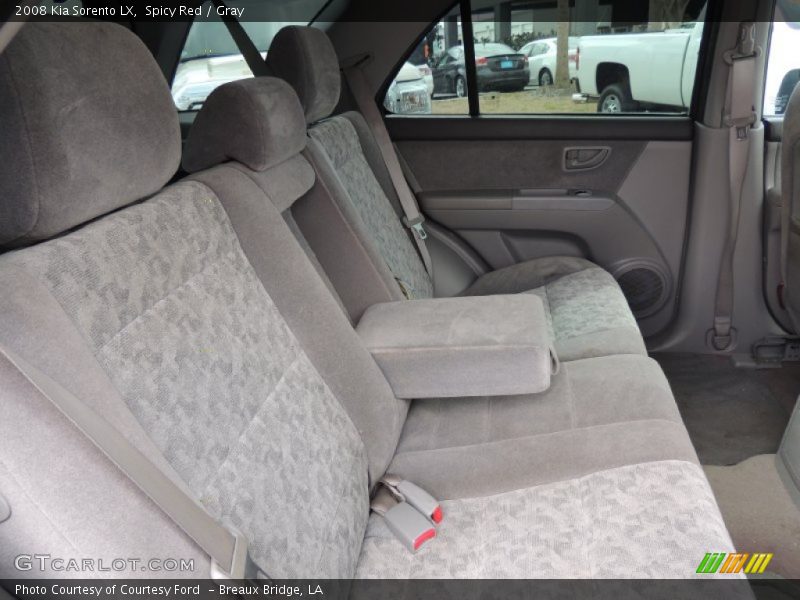 Spicy Red / Gray 2008 Kia Sorento LX