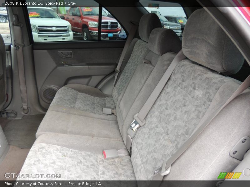 Spicy Red / Gray 2008 Kia Sorento LX