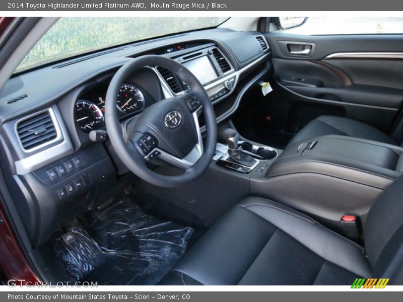 Black Interior - 2014 Highlander Limited Platinum AWD 