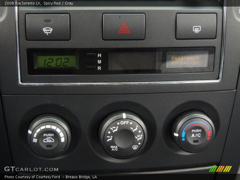 Spicy Red / Gray 2008 Kia Sorento LX