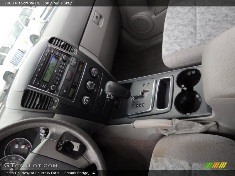 Spicy Red / Gray 2008 Kia Sorento LX